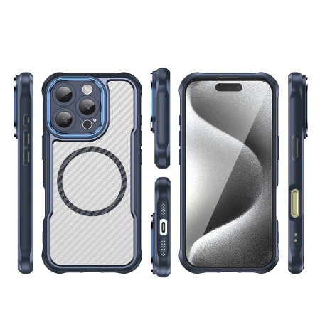 HURTEL ETUI DO IPHONE 16 PRO SILIKONOWE DO MAGSAFE ZABEZPIECZENIE TELEFONU