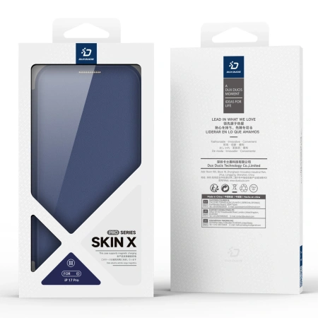 DUX DUCIS ETUI SKIN X PRO Z PORTFELEM DO IPHONE 17 PRO KOMPATYBILNE