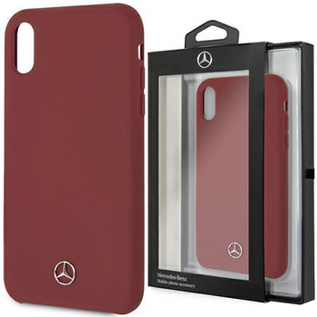 Mercedes MEHCI61SILRE iPhone Xr czerwony/red hardcase Silicone Line