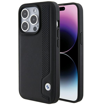 BMW ETUI HARDCASE LEATHER BLUE DOTS DO IPHONE 15 PRO MAX 6.7 DO IPHONE 15