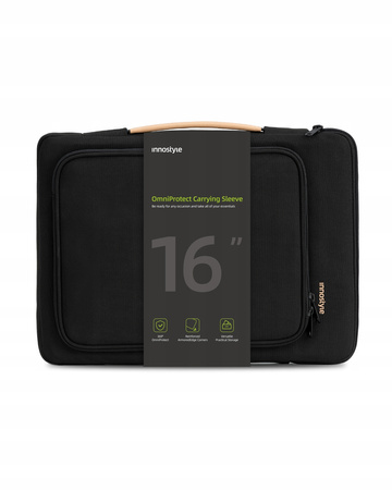 INNOSTYLE TORBA NA LAPTOPA 16 WODOODPORNA ETUI CASE OMNIPROTECT CZARNA