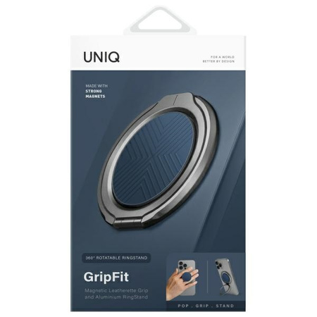 UNIQ UCHWYT MAGNETYCZNY DO IPHONE 13 14 15 360 STOPNI Z PODSTAWKĄ KICKSTAND