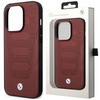 Etui BMW BMHCP14S22RPSR na iPhone 14 burgundowy/burgundy Leather Seats Pattern