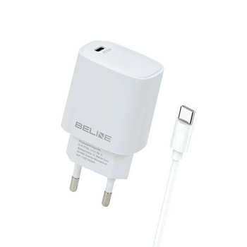 BELINE ŁADOWARKA 20W USB-C DO TELEFONÓW IPHONE 12 13 14 15 SZYBKA ŁADOWARKA