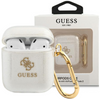 Guess GUA2UCG4GT AirPods cover Transparent Glitter Collection