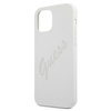 Guess GUHCP12SLSVSCR iPhone 12 mini 5,4" kremowy/cream hardcase Script Vintage