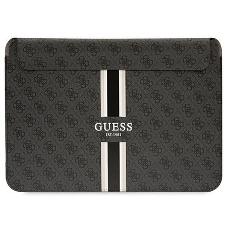 Etui Guess GUCS16P4RPSK 16" czarny/ black 4G Printed Stripes