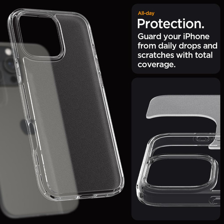 SPIGEN ULTRA HYBRID ETUI DO IPHONE 16 PRO MAX WYSOKA JAKOŚĆ PRZEZROCZYSTE