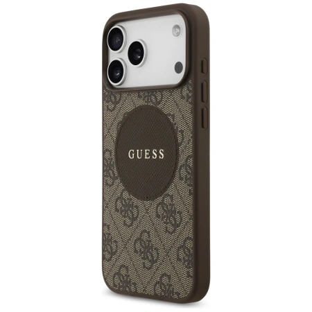 GUESS ETUI 4G CIRCLE CLASSIC LOGO DO IPHONE 17 PRO MAX Z MAGNETYCZNYM