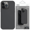 UNIQ etui Lino Hue iPhone 15 Pro 6.1" Magclick Charging szary/charcoal grey