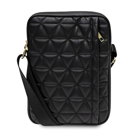 Guess Torba GUTB10QLBK 10 czarna/blackQuilted Tablet Bag