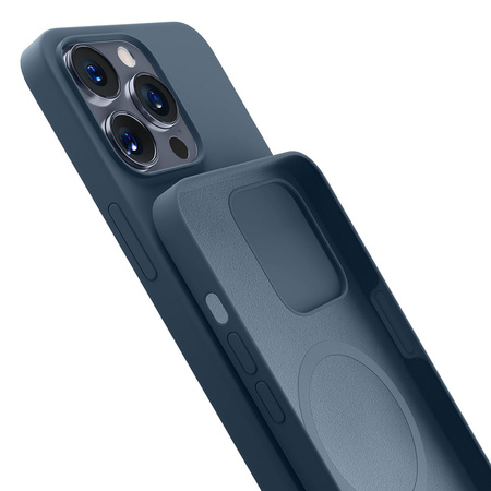 Apple iPhone 15 Pro - 3mk Hardy Silicone MagCase Royal Blue