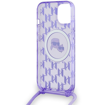 KARL LAGERFELD ETUI DO IPHONE 15 14 13 6.1 DO MAGSAFE Z MONOGRAMEM