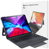 Dux Ducis Touchpad Keyboard Case etui na tablet bezprzewodowa klawiatura Bluetooth iPad Pro 12.9'' 2018 / 2020 / 2021 czarny