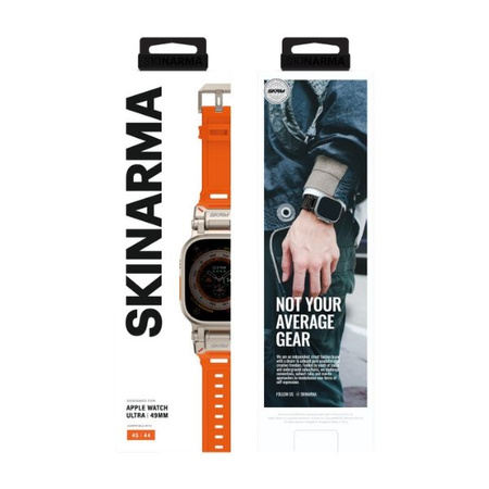 Skinarma pasek Titon Apple Watch Ultra 49mm pomarańczowy/orange