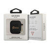 Guess GUA2LSCHSK AirPods cover czarny/black Silicone Charm Heart Collection