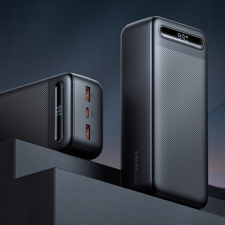 MCDODO POWERBANK 30000MAH Z WYŚWIETLACZEM 3X USB USB-C 22,5W + KABEL USB-C