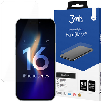 3MK HARDGLASS DO APPLE IPHONE 16 PRO MAX SZKŁO HARTOWANE Z OCHRONĄ