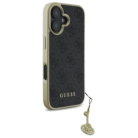 GUESS ETUI HARDCASE DO IPHONE 16 PLUS 6.7'' Z CHARMS COLLECTION CZARNY