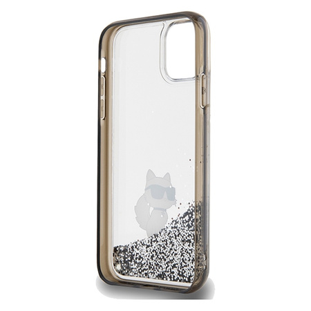 KARL LAGERFELD ETUI DO IPHONE 11 XR 6.1 LIQUID GLITTER HARDCASE Z CHOUPETTE