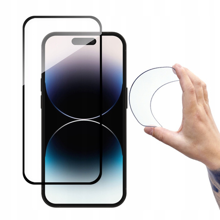 WOZINSKY SZKŁO HARTOWANE FULL COVER FLEXI NANO DO IPHONE 14 PRO WYTRZYMAŁE