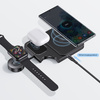 USAMS ŁADOWARKA INDUKCYJNA 3W1 DO MAGSAFE TELEFONÓW SZYBKIE ŁADOWANIE 15W