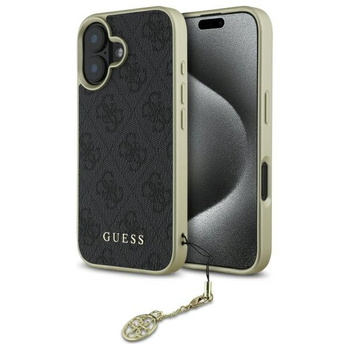 GUESS ETUI HARDCASE DO IPHONE 16 PLUS 6.7'' Z CHARMS COLLECTION CZARNY