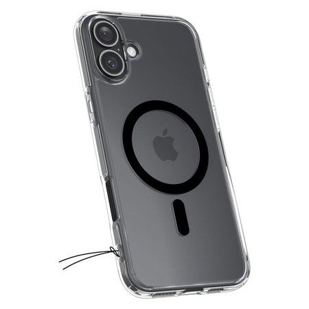 SPIGEN ETUI ULTRA HYBRID DO IPHONE 16 DO MAGSAFE BLACK Z OCHRONA NA
