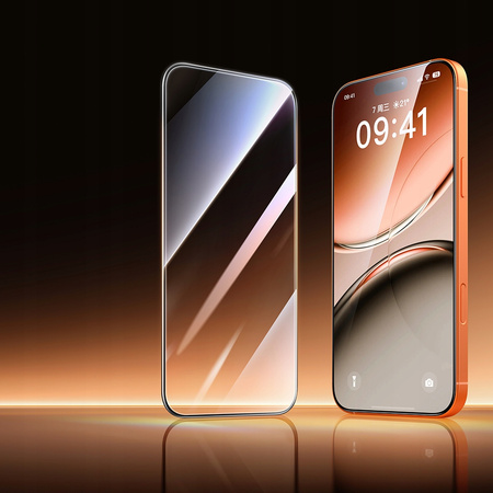 MCDODO SZKŁO HARTOWANE AUTOFIT MOCNA SZYBKA DO ETUI DO APPLE IPHONE 17 PRO