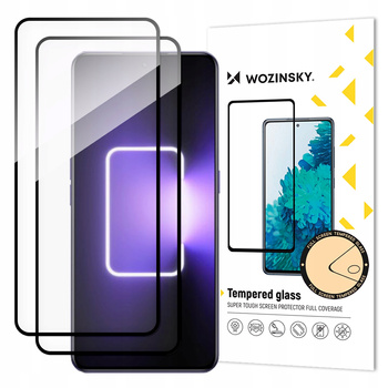 WOZINSKY SZKŁO HARTOWANE FULL GLUE DO REALME GT NEO 5 GT3 9H Z CZARNĄ RAMKĄ