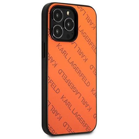 KARL LAGERFELD CASE HARDCASE DO IPHONE 13 PRO MAX 6,7 PERFORATED POKROWIEC