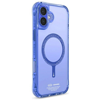 Skinarma etui Saido iPhone 16 Plus 6.7  Magnetic Charging niebieski/blue