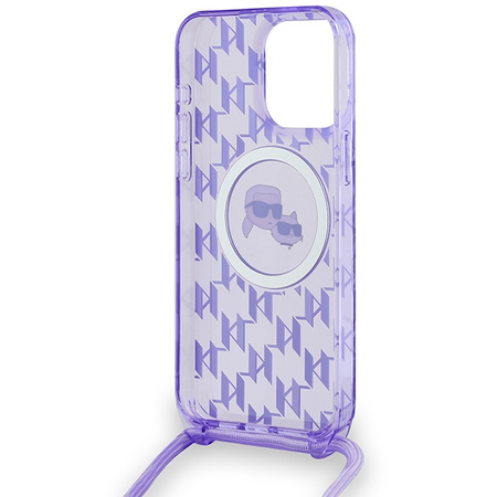 KARL LAGERFELD CASE DO MAGSAFE DO IPHONE 15 PRO MAX 6.7 CROSSBODY MONOGRAM