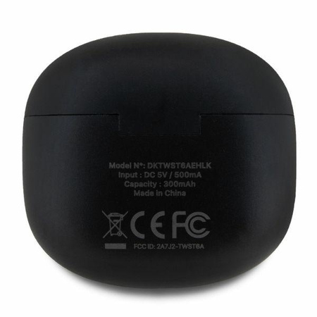 DKNY słuchawki Bluetooth DKTWST6AEHLKczarne/black TWS BT Satiny Finish