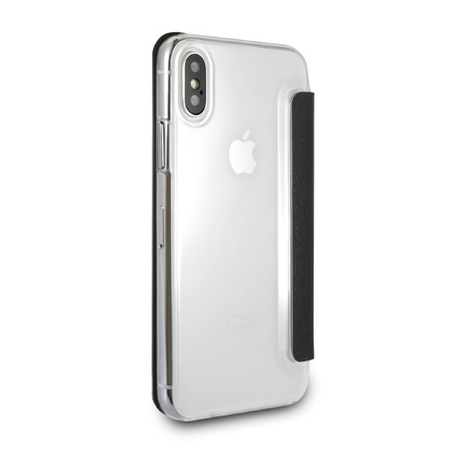 KARL LAGERFELD KLFLBKPXKSB ETUI DO IPHONE X XS Z DESIGNEM SIGNATURE GLITTER