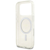 Etui Guess IML Glitter Pearl Strap MagSafe do iPhone 17 Pro przezroczysty