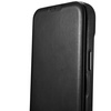 iCarer CE Oil Wax Premium Leather Folio Case skórzane etui iPhone 14 Plus z klapką magnetyczne MagSafe czarny (AKI14220707-BK)