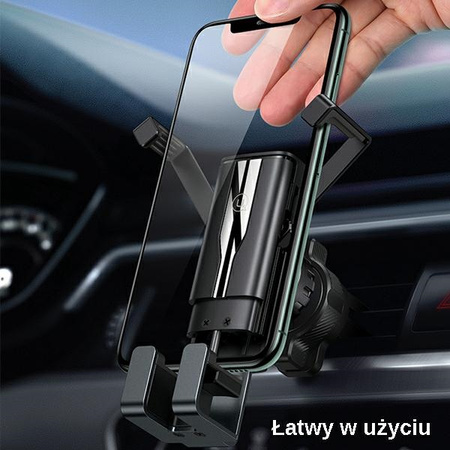 USAMS UCHWYT SAMOCHODOWY DO KRATKI WENTYLACYJNEJ GRAVITY DO TELEFONÓW
