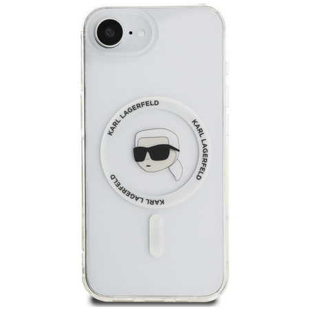 KARL LAGERFELD ETUI DO IPHONE 16E DO MAGSAFE KARL HEAD OCHRONA I STYLIZACJA