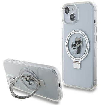 KARL LAGERFELD ETUI HARDCASE DO IPHONE 15 14 13 6,1 Z RING STAND DO MAGSAFE