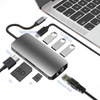 Hub 8w1 Stacja dokująca USB - C HDMI 4K SD do Macbook Pro/Air