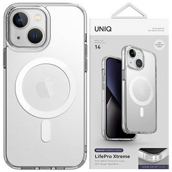 UNIQ etui LifePro Xtreme iPhone 14 Plus 6,7" Magclick Charging przeźroczysty/frost clear