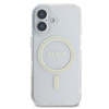 GUESS POKROWIEC HARDCASE IML GLITTER CIRCLE DO IPHONE 16 6.1 Z DO MAGSAFE