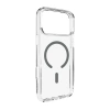 Etui Puro Lite Mag TPU+PC kompatybilne z MagSafe na iPhone 17 Pro - przezroczyste z szarym pierścieniem
