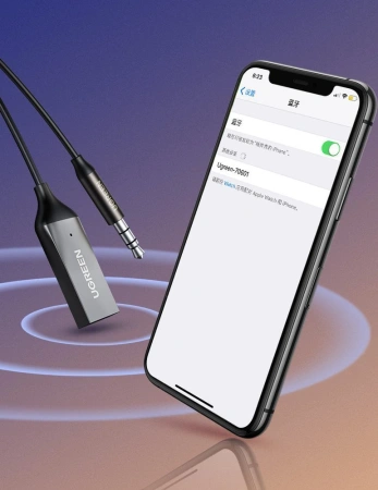 UGREEN ODBIORNIK BLUETOOTH 5.3 DO TELEWIZORA KOMPUTERA AUDIO AUX JACK USB