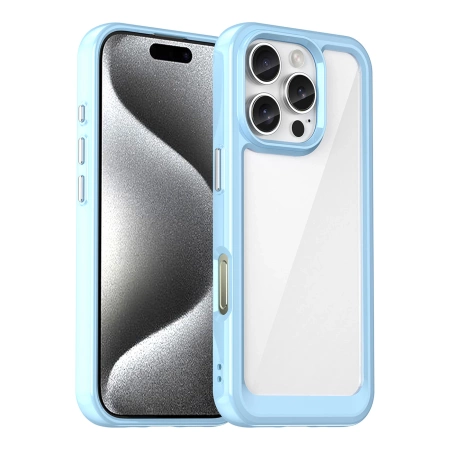 HURTEL ETUI OUTER SPACE CASE Z ŻELOWĄ RAMKĄ DO IPHONE 16 PRO MAX OCHRONA