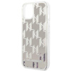 Karl Lagerfeld KLHCP14MLMNMS iPhone 14 Plus 6,7" hardcase srebrny/silver Liquid Glitter Monogram