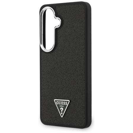 Etui Guess Fixed Glitter Triangle        MagSafe do Samsung Galaxy S26 czarny