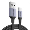 UGREEN KABEL USB DO USB-C 1M QC3.0 Z ALUMINIOWĄ WTYCZKĄ DO TELEFONÓW DO 3A