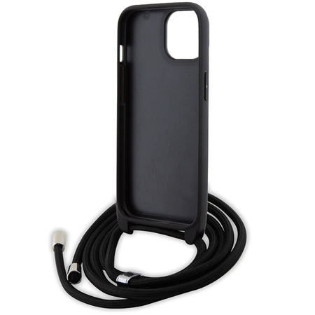 KARL LAGERFELD ETUI CROSSBODY DO IPHONE 15 14 13 HARDCASE SAFFIANO MONOGRAM